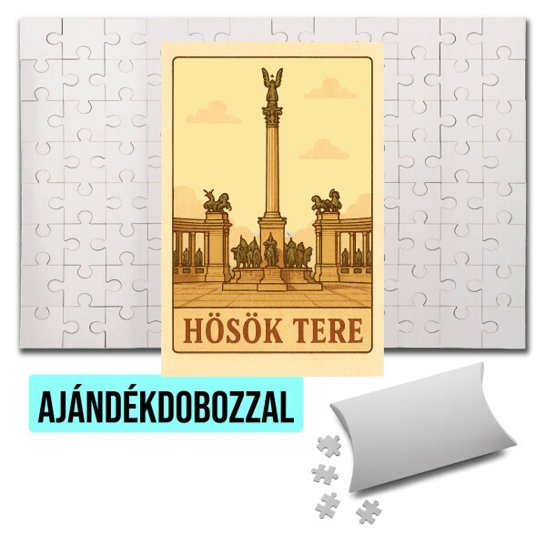 Puzzle - kirakó ajándékdobozzal