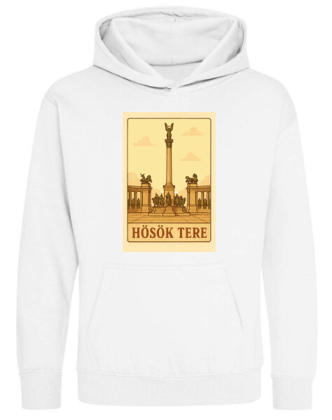 Kapucnis belebújós gyerek pulóver