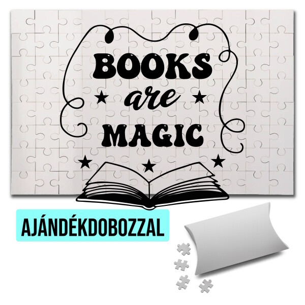 Puzzle - kirakó ajándékdobozzal
