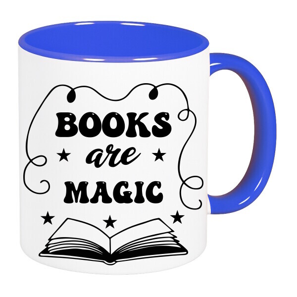 Színes fülű és belsejű bögre