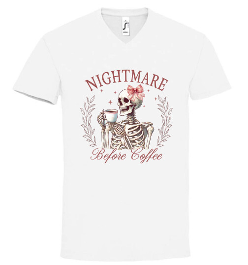 Unisex V nyakú póló