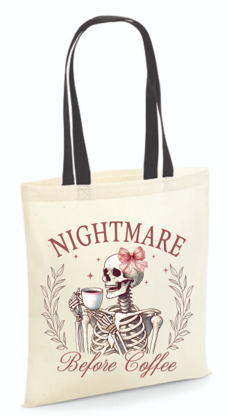 Vászontáska - színes fülű 