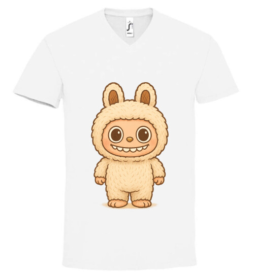 Unisex V nyakú póló