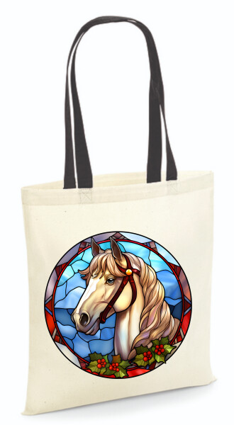 Vászontáska - színes fülű 