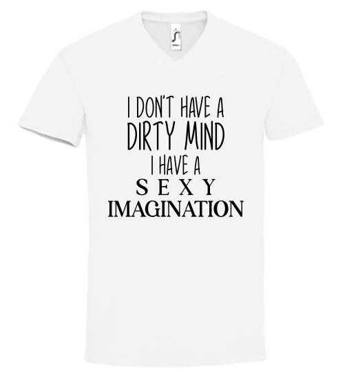 Unisex V nyakú póló