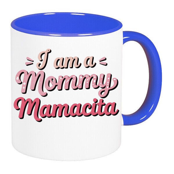 Színes fülű és belsejű bögre