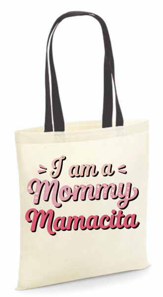 Vászontáska - színes fülű 