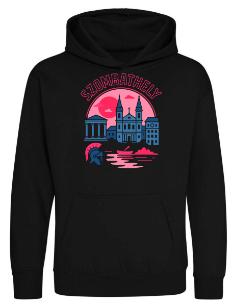 Kapucnis belebújós gyerek pulóver