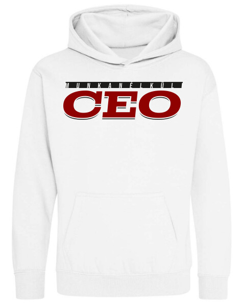 Kapucnis belebújós gyerek pulóver