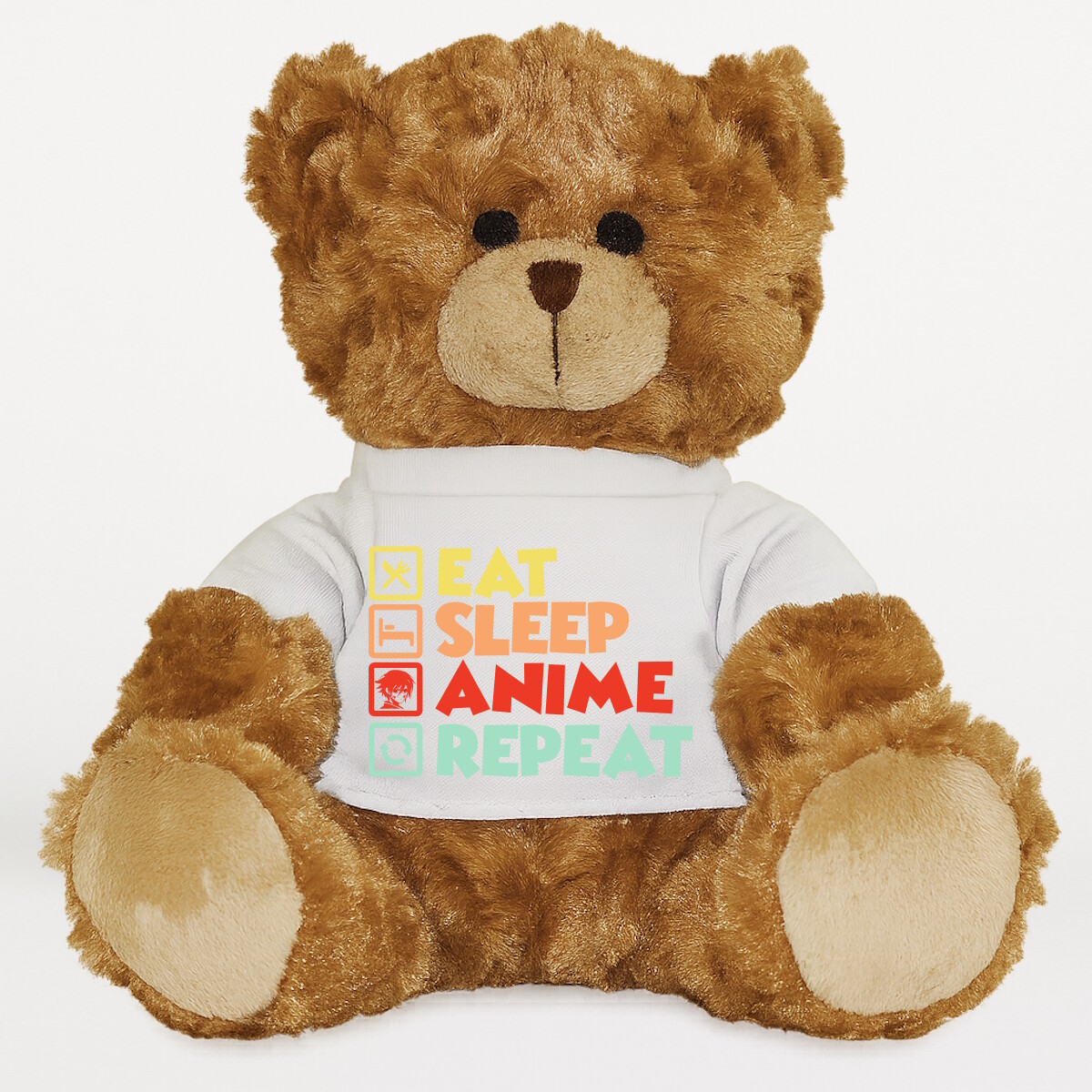 Plüssmaci egyedi pólóval