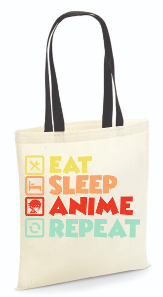 Vászontáska - színes fülű 