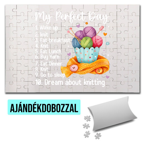 Puzzle - kirakó ajándékdobozzal