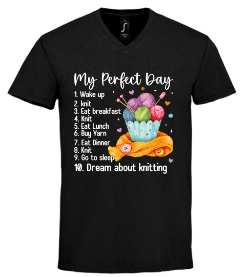 Unisex V nyakú póló