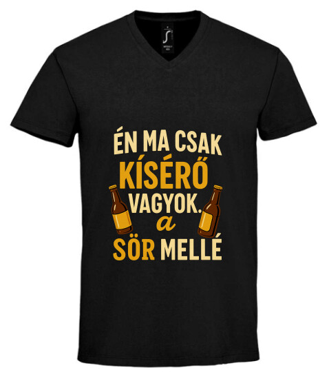 Unisex V nyakú póló