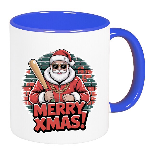 Színes fülű és belsejű bögre