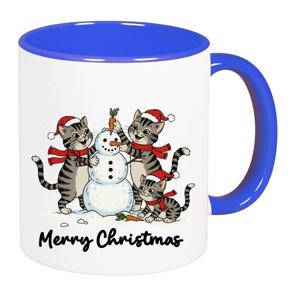 Színes fülű és belsejű bögre