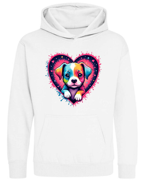 Kapucnis belebújós gyerek pulóver