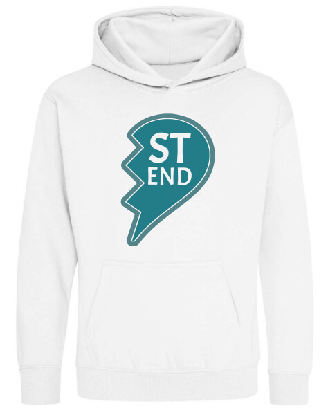 Kapucnis belebújós gyerek pulóver