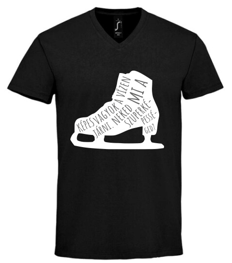 Unisex V nyakú póló