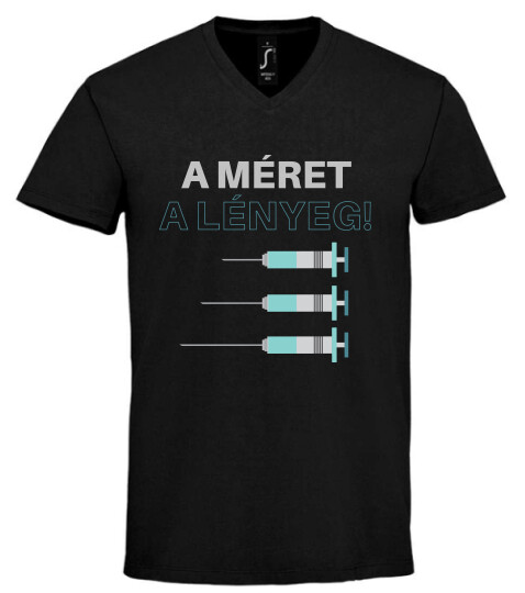 Unisex V nyakú póló