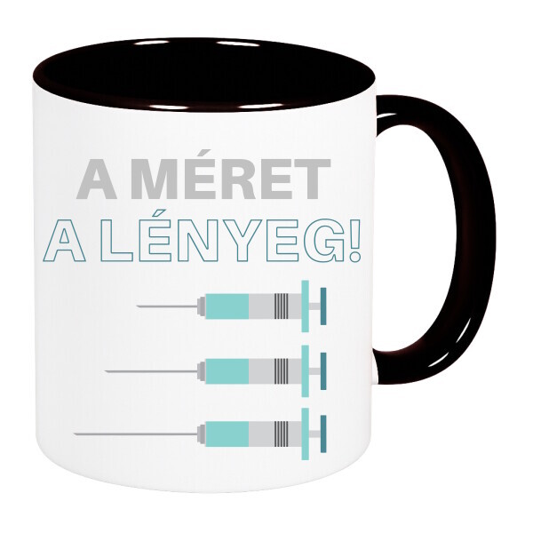 Színes fülű és belsejű bögre