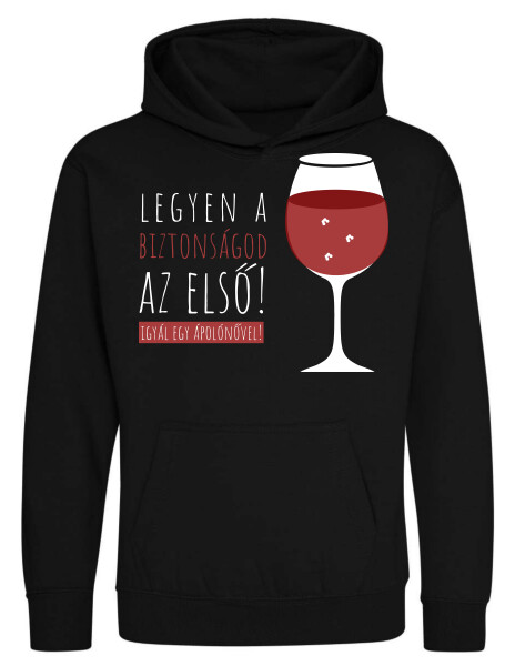 Kapucnis belebújós gyerek pulóver