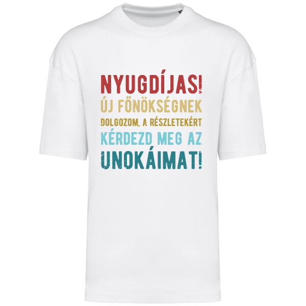 Prémium oversized unisex póló