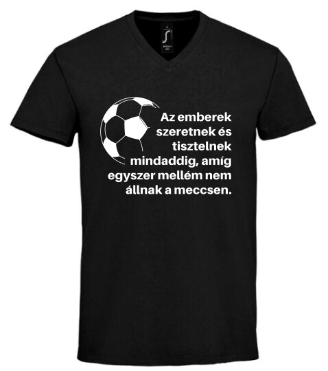 Unisex V nyakú póló