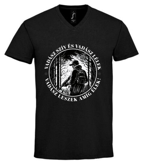 Unisex V nyakú póló