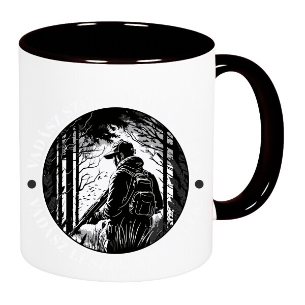 Színes fülű és belsejű bögre