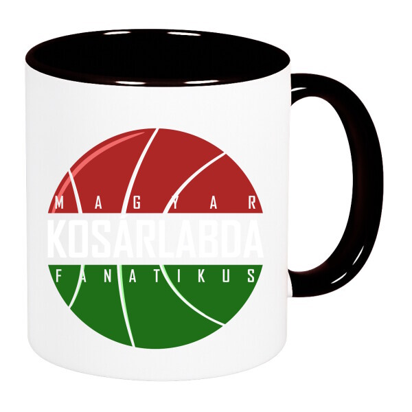 Színes fülű és belsejű bögre