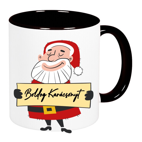 Színes fülű és belsejű bögre