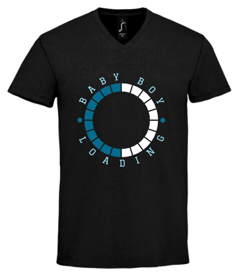 Unisex V nyakú póló