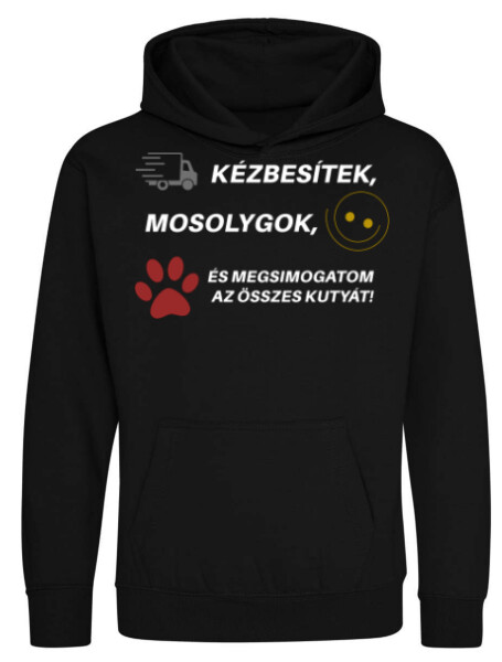 Kapucnis belebújós gyerek pulóver