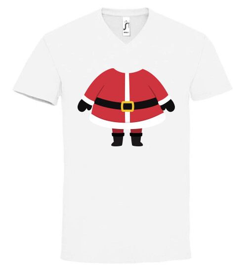 Unisex V nyakú póló