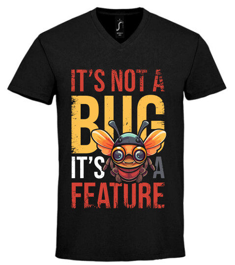 Unisex V nyakú póló