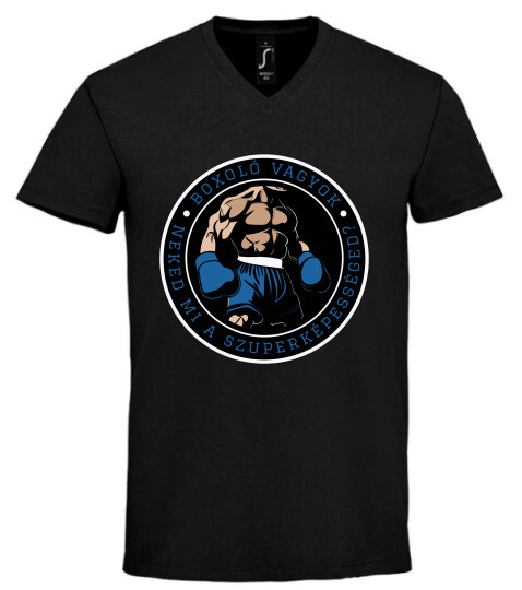 Unisex V nyakú póló