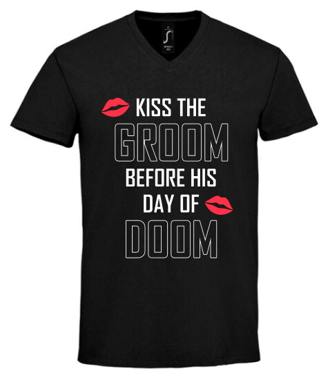 Unisex V nyakú póló