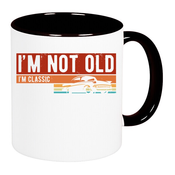 Színes fülű és belsejű bögre