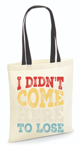 Vászontáska - színes fülű 