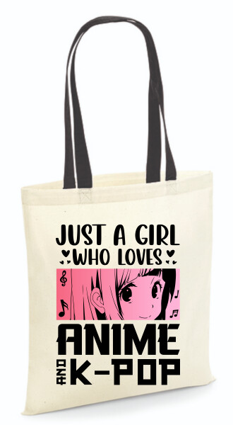 Vászontáska - színes fülű 