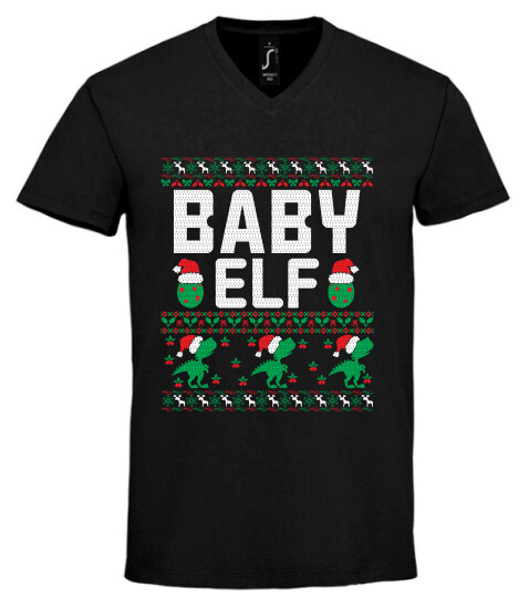 Unisex V nyakú póló