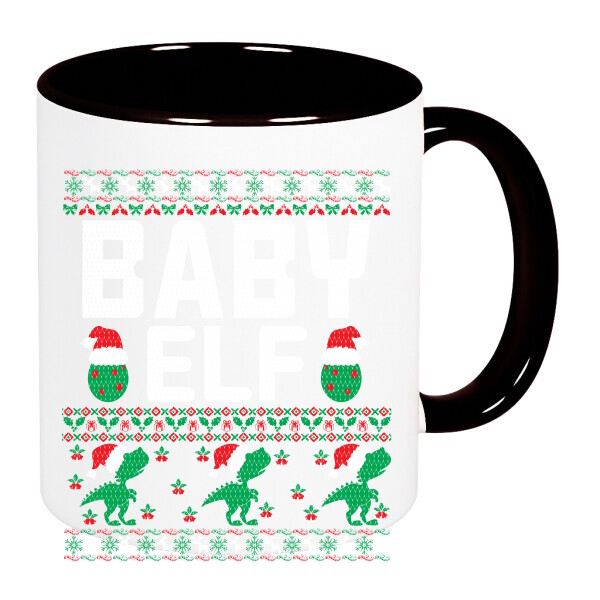 Színes fülű és belsejű bögre