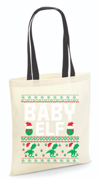 Vászontáska - színes fülű 