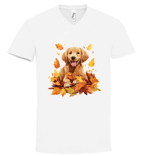 Unisex V nyakú póló