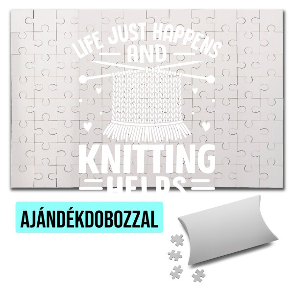 Puzzle - kirakó ajándékdobozzal