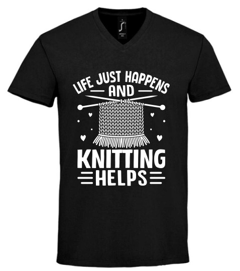 Unisex V nyakú póló