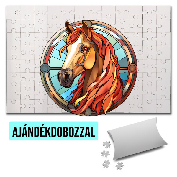Puzzle - kirakó ajándékdobozzal