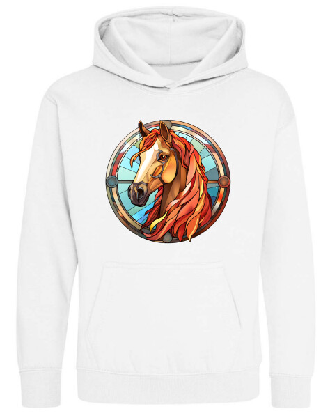 Kapucnis belebújós gyerek pulóver