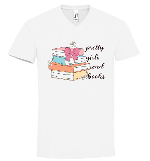 Unisex V nyakú póló